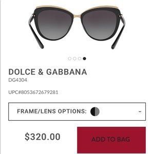 Dolce and gabbana sunglasses